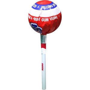 Chupachups con Chicle Kojak Cereza Fiesta 4 Uds