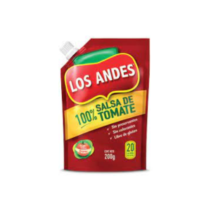 SALSA DE TOMATE LOS ANDES 200 GR