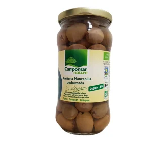 Aceituna Manzanilla Deshuesada Ecológica Campomar, 170 gr