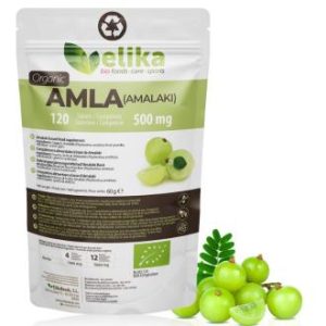 Amla, moringa,120 comp. 500mg. Elika Foods