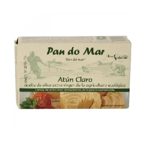 Atún Claro en Aceite de Oliva Ecológico Pan do Mar, 120 gr