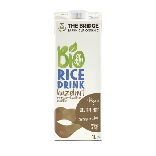 Bebida de Arroz con Avellana Bio The Bridge, 1 L