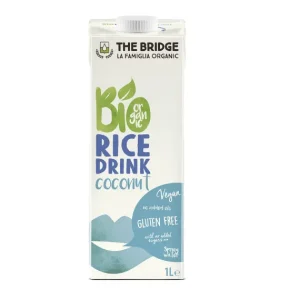 Pack Bebida de Arroz con Coco Bio The Bridge, 6 ud x 1 L
