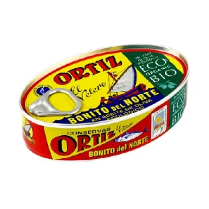 Bonito del Norte en Aceite de Oliva Ecológico Ortiz, 82 gr