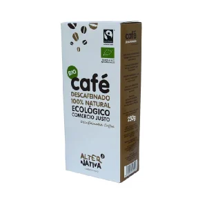 Café Descafeinado Molido Ecológico Alternativa3, 250 gr