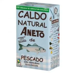 Caldo Natural de Pescado con Verduras Ecológicas Aneto, 1 L