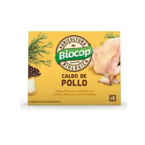 Caldo de Pollo en Cubitos Biocop, 6×11 grs