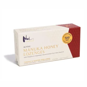 Caramelos de miel de Manuka con extractos naturales de Propóleo Nui, 16 uds
