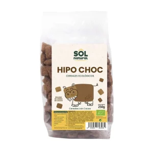 Cereales Hipo Choc Rellenos de Chocolate Bio Sol Natural, 250 gr