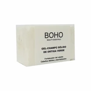Gel-champú Sólido Ortiga Verde Boho Beauty Essentials, 55gr