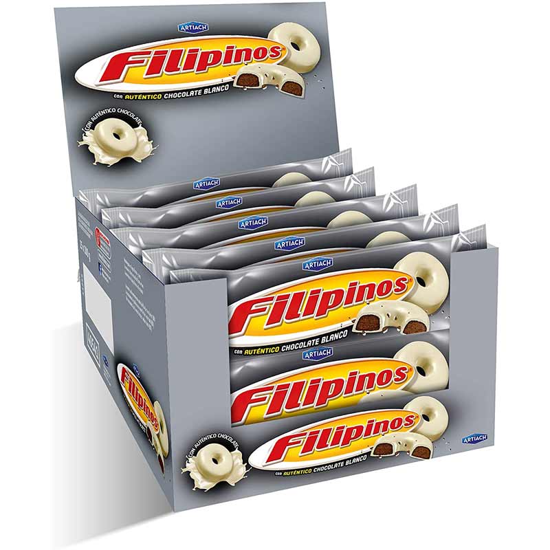 Chocolate Filipino Blanco 135g 12 Uds