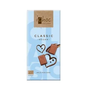 Chocolate Vegano Clásico iChoc, 80 gr