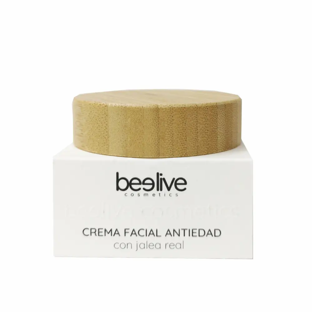 Crema Facial Antiedad con Jalea Real Beelive Cosmetics, 50 ml