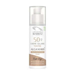Crema Solar Color Beige SPF50, 50ml. Alga Maris