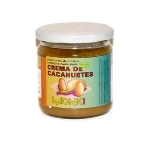 Crema de Cacahuetes Bio Monki, 330 gr