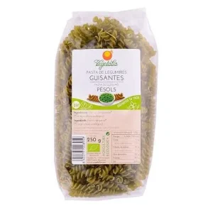 Espirales de Guisantes Sin Gluten Bio Vegetalia, 250 gr