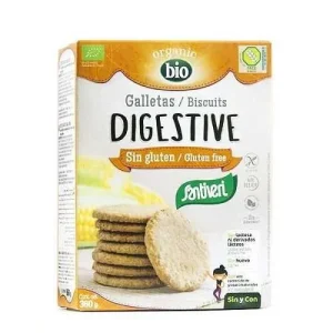 Galletas Digestive Sin Gluten Bio Santiveri, 360 gr