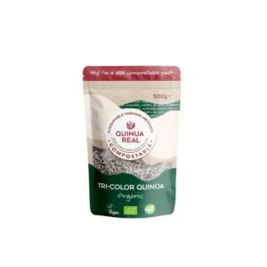 Grano tricolor de quinoa real  Formato 100% Compostable. 500gr