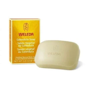 Jabón Vegetal de Caléndula Weleda, 100 gr