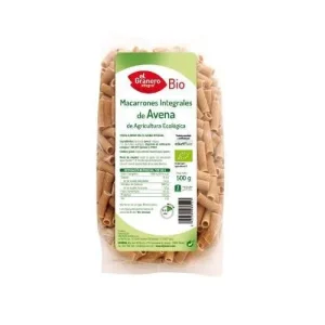 Macarrones Integrales de Avena Bio El Granero Integral, 500 gr