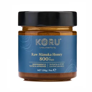 Miel de Manuka cruda MGO 800+ (UMF 20+) Koru, 250 grs