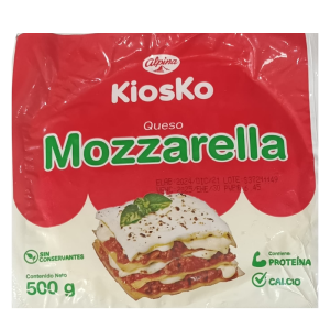 QUESO MOZARELLA 500G KIOSKO