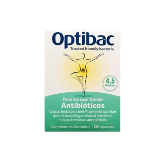 Probiótico Optibac Para los que Toman Antibióticos, 10 cápsulas