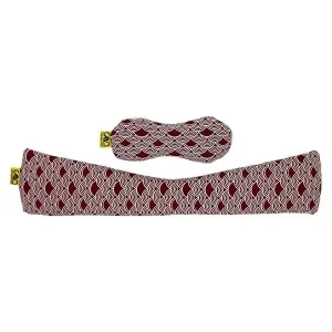 Saco Biotérmico Reposa Muñecas, modelo Olas Burdeos