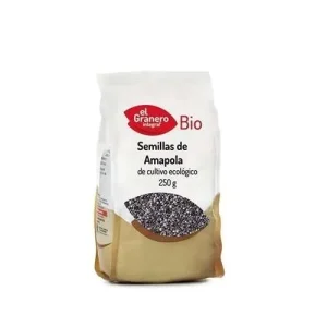 Semillas de Amapola Ecológicas Bio El Granero Integral, 250 gr