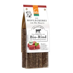 Snack Orgánico para Perros Palitos de Ternera Defu, 125gr