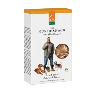 Snack Orgánico para Perros de pollo y zanahorias Defu, 125gr