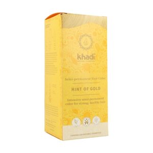 Tinte Herbal Rubio Dorado BIO, 100g. Khadi