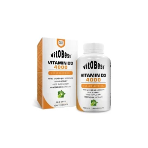 Vitamin D3 4000 Vitobest, 100 cápsulas