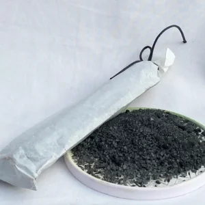 Vela Ritualizada de Sal Negra Velania, 1 ud