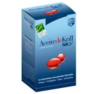 Aceite de Krill, 120 perlas. Cien por cien natural.