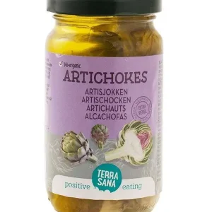 Alcachofas en aceite de oliva virgen extra. Terrasana, 170gr.