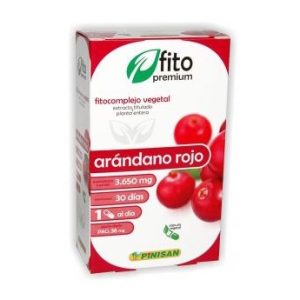 Arándano Rojo Fitopremium, 30 cap. Pinisan