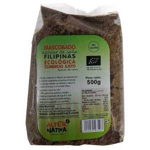 Azúcar de caña mascobado Filipinas 500g. Alternativa3