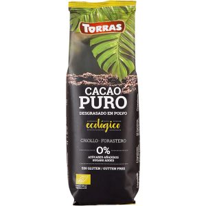 Cacao Puro Desgrasado BIO, 150g. Torras