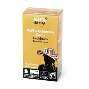 Café Cápsulas Colombia Cauca Ecológico Alternativa3, 10 cap