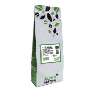 Café Soluble Liofilizado descafeinado Bio Alternativa3, 500 gr