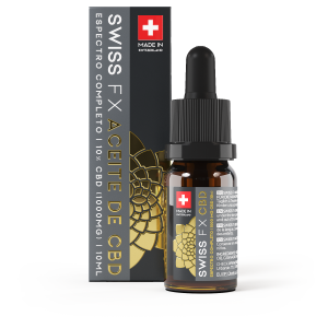 Aceite de CBD 10%, espectro completo, 10ml. Swiss FX