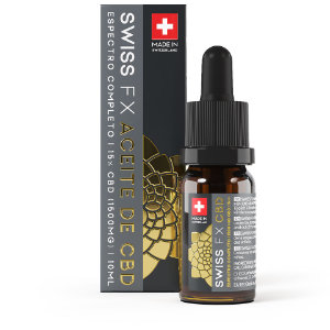 Aceite de CBD 15%, espectro completo, 10ml. Swiss FX