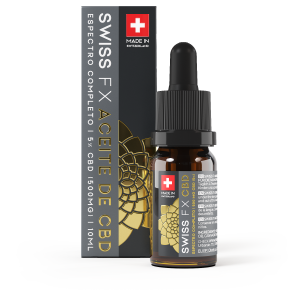 Aceite de CBD 5%, espectro completo, 10ml. Swiss FX