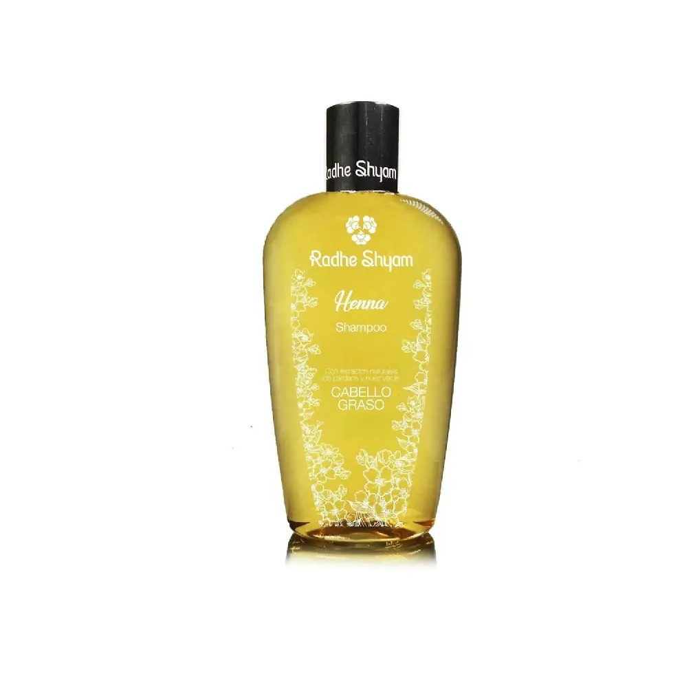 Champú Henna Cabello Graso Radhe Shyam, 250 ml.