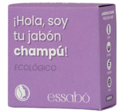 Jabón champú sólido,120g. ECO. Essabó