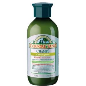 Champú Pelo Graso con Ortiga verde y Hamamelis, 300ml. Corpore Sano