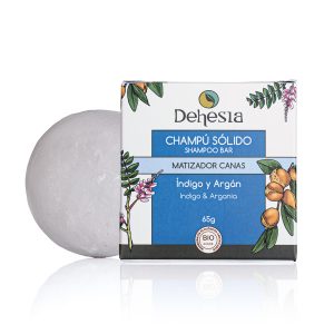 Champú Sólido BIO Matizador Canas, 65g. Dehesia