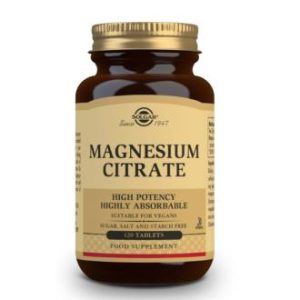 Citrato de Magnesio 120comp. Solgar