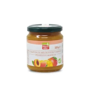 Compota de melocotón y mango, 320gr. La finestra sul cielo